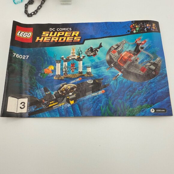 LEGO DC Super Heroes Minifigures Aquaman & Scuba Batman W/ Accessories from Set - Picture 2 of 7